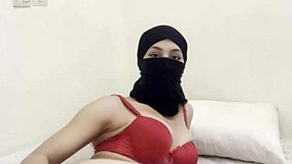 what if shy niqab girl rubs her wet pussy so slow?