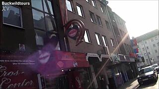 strolling kaiserstraße sights in hanover germany casually