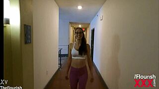 Ophelia Kaan picked up at gym for lesbian BBC pounding creampie!