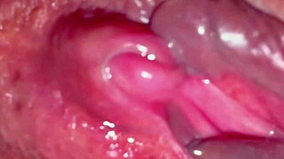 amateur asian wife 237 days post virginity licks shaved pussy closeup