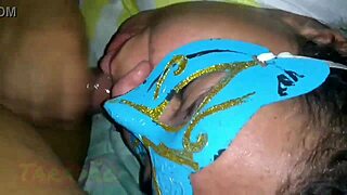 i love this puta sucking gagging deepthroat choking on huge cock swallowing milk