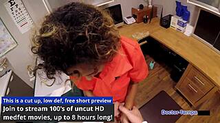 dr tampa pays kalani luana cash for spreading her petite teen pussy and small tits in the hospital with handcuffs and tickling