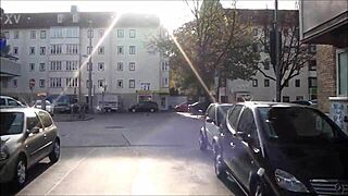 strolling kaiserstraße sights in hanover germany casually