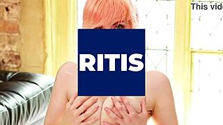 nurse in uniform endures first orgasm denial with huge dildo