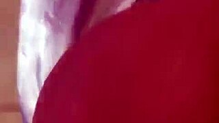Raw anal fuck on her tight Latina ass sex toy outdoors