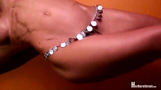 molly's muscular belly dances nude for bodybuilder fetish fans