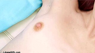 Redhead model reveals her body during casting interview