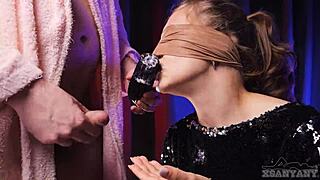 angry at stepbro's trick but sucking his huge dick anyway?