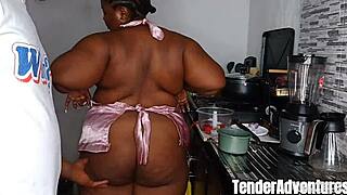 imagine this big booty milf getting pounded hard in kitchen full vid