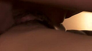 ariella keeps her hairy pussy n lets him cum all over massive tits spoonin doggystyle