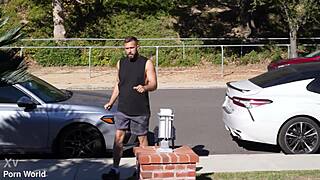 chanel camryn says hey boyfriend let's dp with trainer... he rams our asses hard!