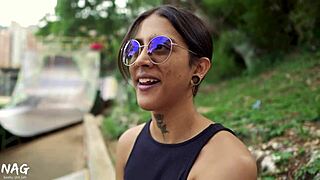 found this fat czech milf flashing huge ass in public park