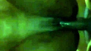 Black girl's tight ass gets anal fucked on Valentine's Day