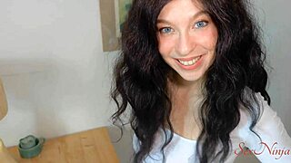 tantaly consultant lets me test big ass sex doll bent over desk creampie squirting