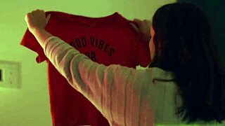 imagine hot teen 18+ sneaking licks on her twin girlfriend's big tits during face sitting playtime