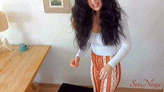 tantaly consultant lets me test big ass sex doll bent over desk creampie squirting