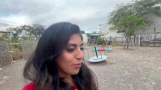 Having fun group ass worshiping sex in public park with whore girlfriend and horny stranger