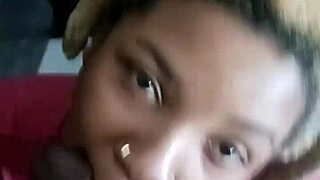 ebony princess deepthroats massive black cock in silent pov suck