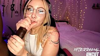 Thick Pawg Streams Ignoring Huge Black Cock Deepthroat In Face