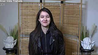 screaming brunette alisa horakova fingers ass deepthroats cums first anal ever