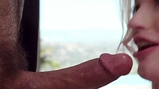 sexy blonde tranny izzy wilde gets sucked then anally wrecked by huge cock?