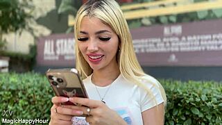 yo, imagine your latin vacation with gatita veve's curvy blindfolded pussy play and squirting fantasy