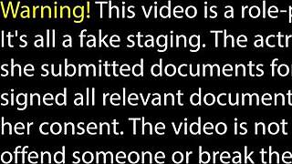 little stepsis sneaks in before bed to suck my big cock and get roughly creampied in her tight teen pussy