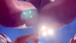 Big black cock stretches ebony pussy bent over doggystyle deep