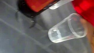 flashing boldly in bar next to married stranger