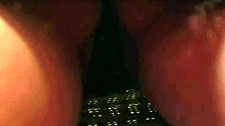 Blonde milf mommy takes double anal in fishnets and heels threesome!