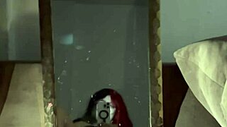 gotica culona fingers her wet pussy hard