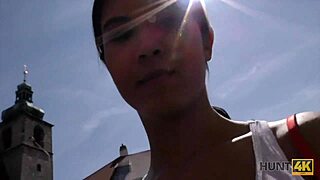 hunt4k. vacation dreams turn into sneaky sex for cash with skinny teen babe on hidden cam