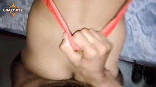 Desi village girlfriend's tight pussy takes first time pounding from boyfriend at home