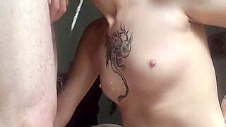 watch this deep throat trained latina slut swallow whole cock fast and hard without wasting cum!