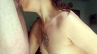 watch this deep throat trained latina slut swallow whole cock fast and hard without wasting cum!