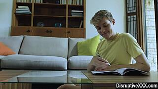 Young Twink's Heart Aches for Stepdaddy Love