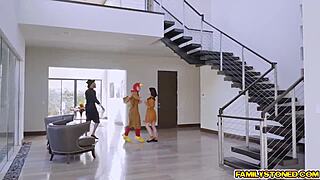 Cock Sucking Teens Drop to Knees for Monster Dick Oral Feast!