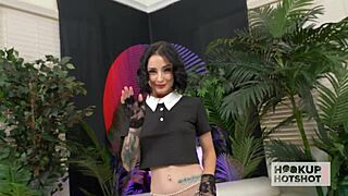 stevie moon begs bryan gozzling for more sloppy deepthroat and gaping sex