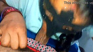 oh damn indian bhabhi gulps down that massive cumshot in her mouth!!