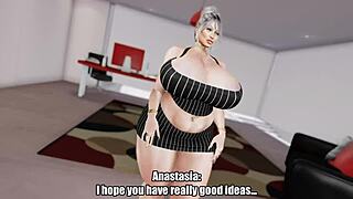 anastasia cakes shakes that gyatt booty while talking game 🍑🔥💨