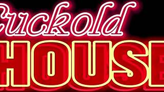 skinny old brazilian milf moans riding young guys' cocks in wild interracial gangbang orgy