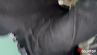 My young Mexican babe takes double penetration from two friends