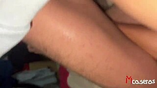 My young Mexican babe takes double penetration from two friends