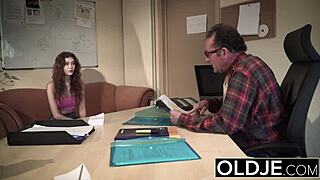 Bubble Butt Teen Fucked Hard In Office Casting Cumshot