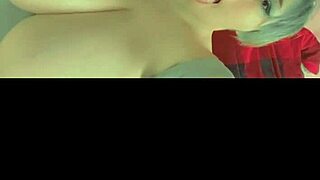 Chubby BBW rides double dildo penetration with huge tits bouncing wildly