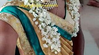 what if auntie shemale lara dsouza mummifies you in saree?