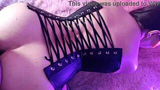 Bar pickup latina milf bends over doggystyle creampie cuckold swinger wife