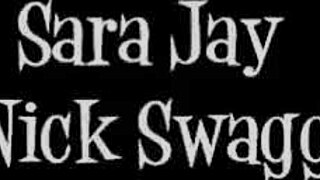Nick swagger deepthroats sara jay's juicy cunt and big ass on bed with dirty talk and gagging