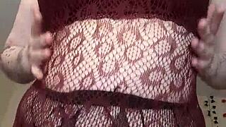 check out this chubby amateur's steamy striptease squirting with suction vibrator