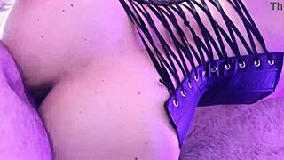 Bar pickup latina milf bends over doggystyle creampie cuckold swinger wife